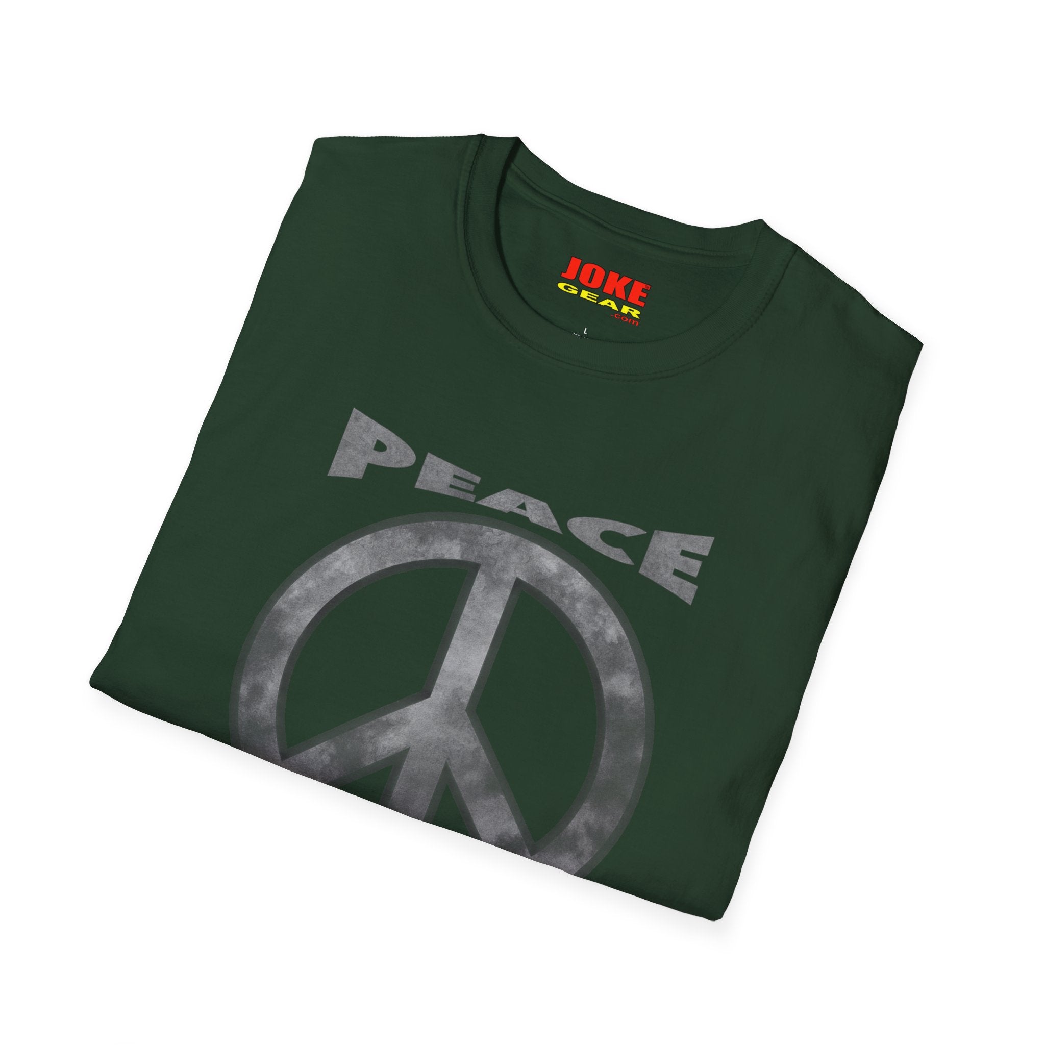 PEACE T-Shirt — Classic Crewneck Cotton Tee