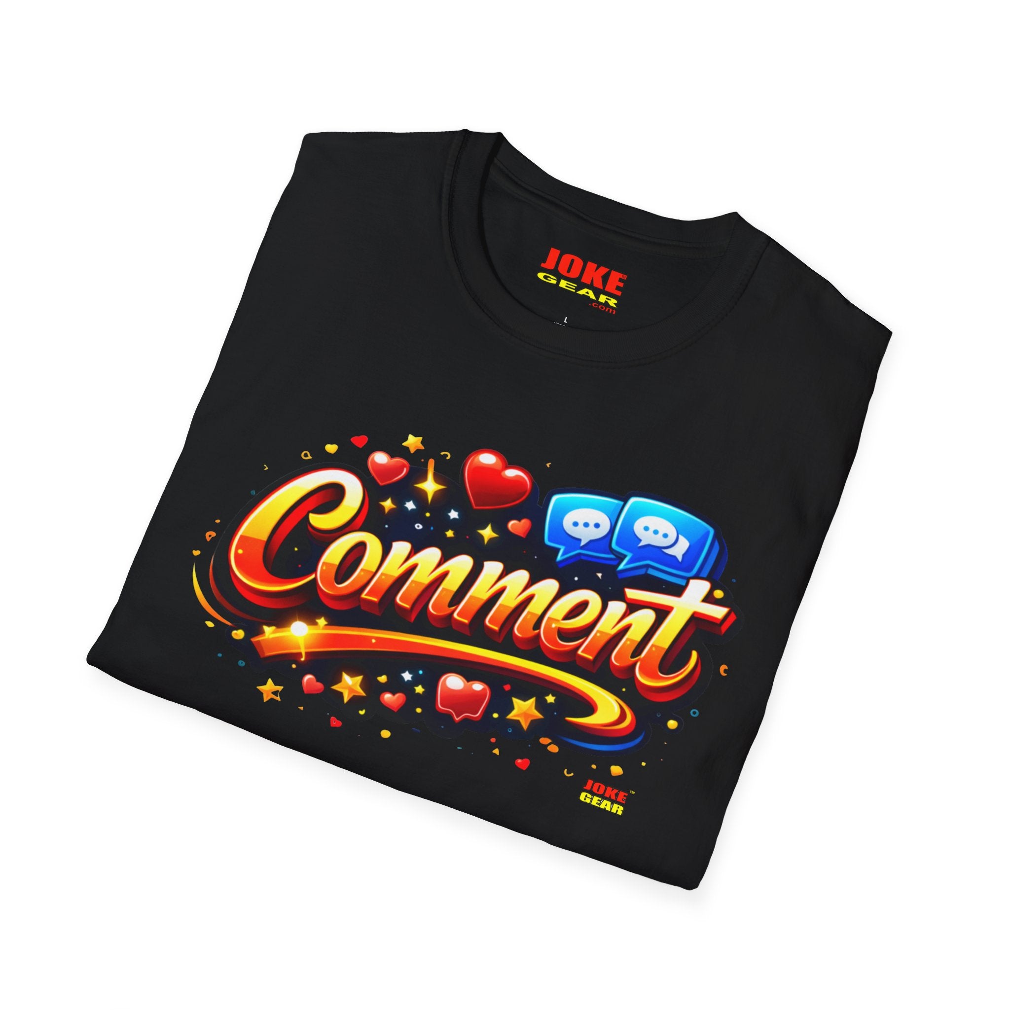 Comment Graphic T-Shirt — Retro Social Media Pop Art Tee