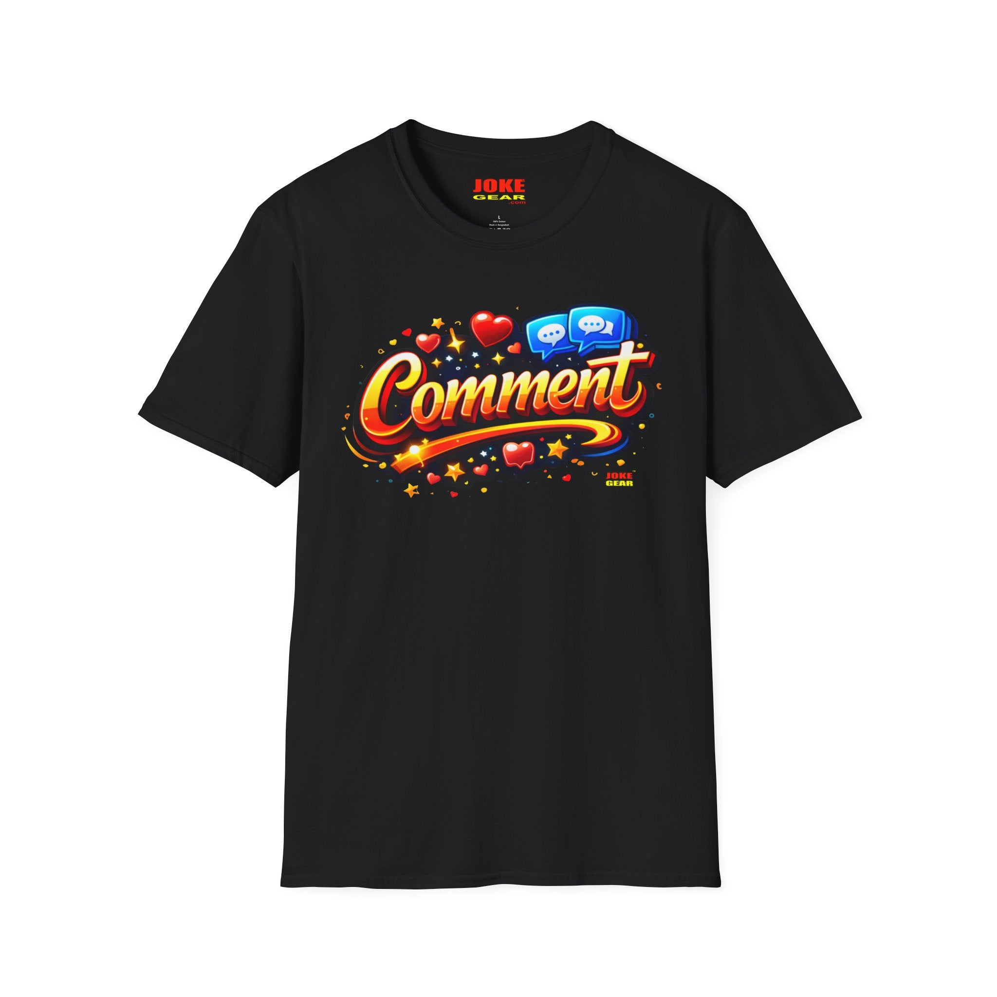 Comment Graphic T-Shirt — Retro Social Media Pop Art Tee