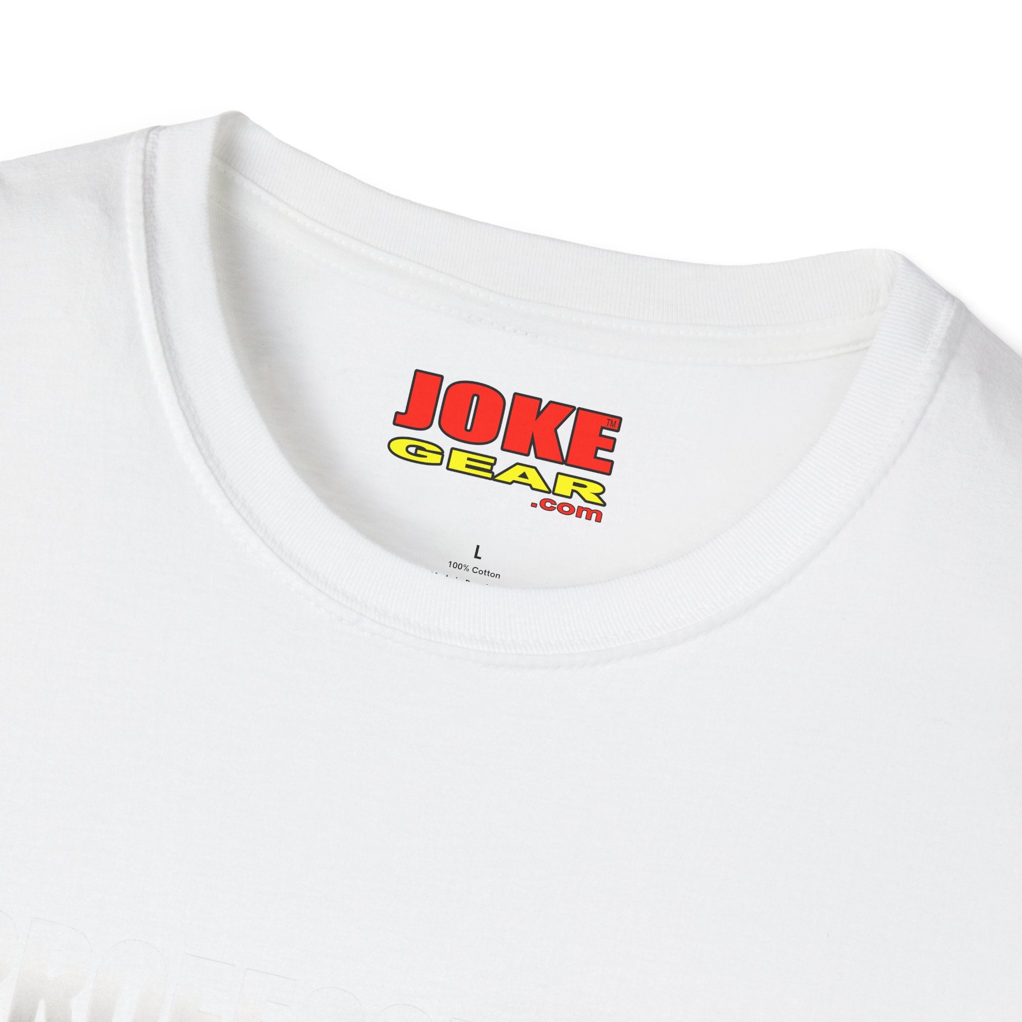 Professional Farter T-Shirt — Subtle White Text Tee for Fans & Gift
