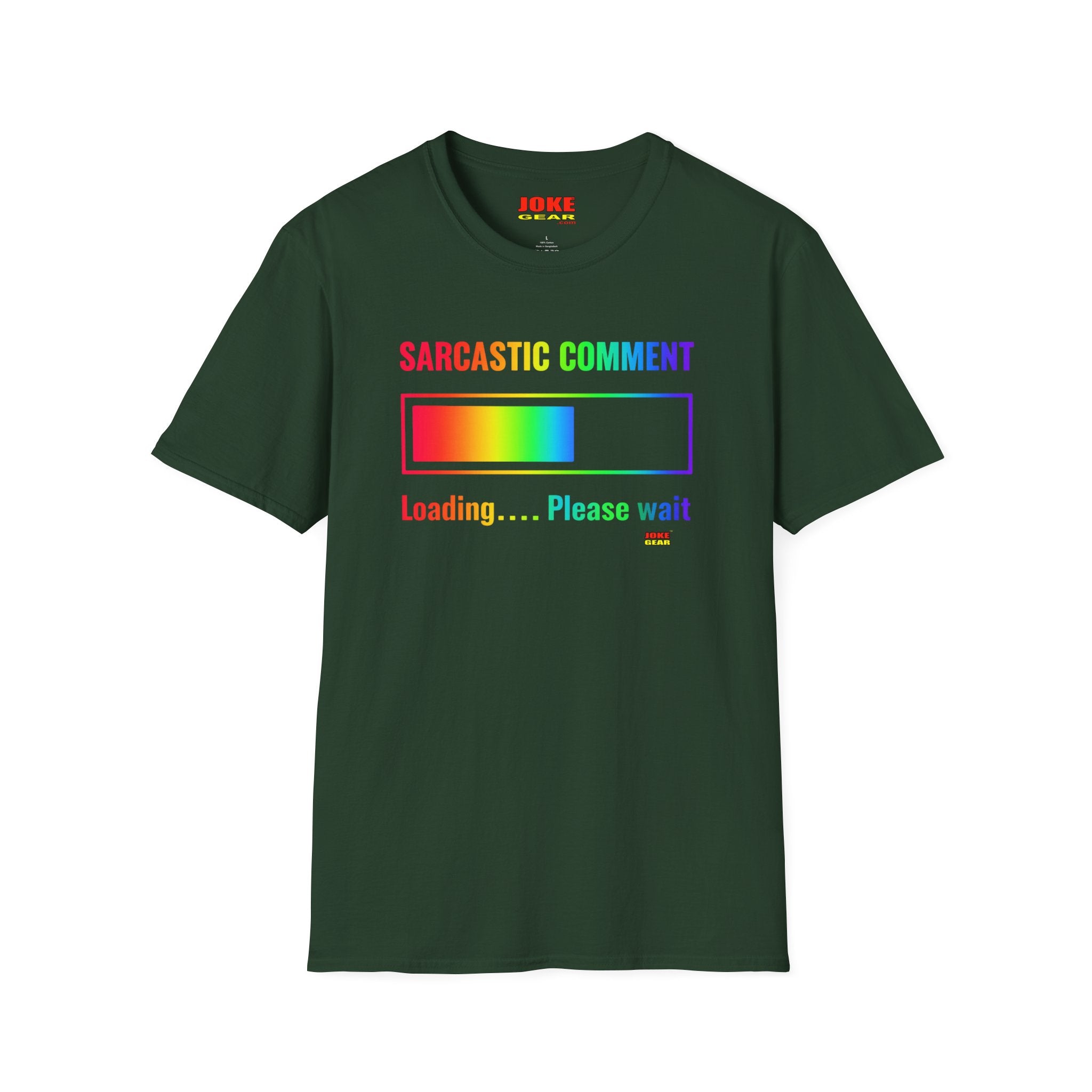 Sarcastic Comment Loading T-Shirt — Funny Progress Bar Tee