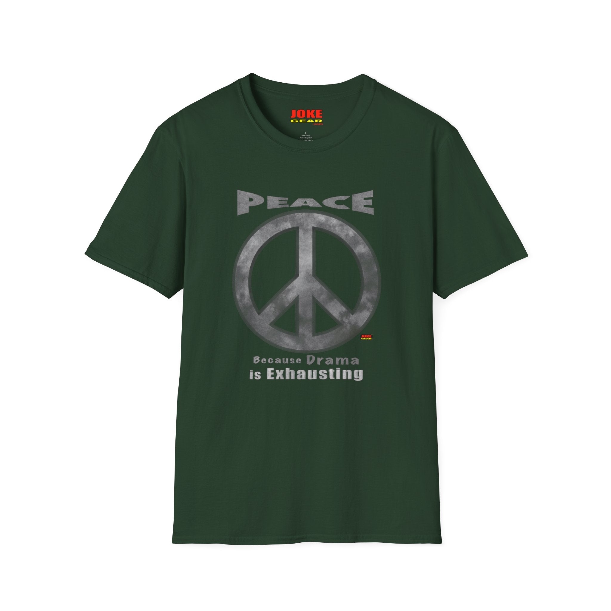 PEACE T-Shirt — Classic Crewneck Cotton Tee