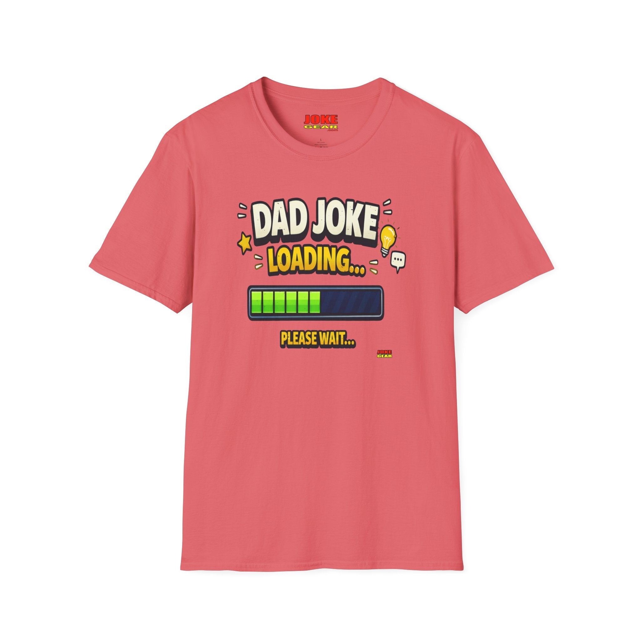 Dad Joke Loading T-Shirt — Funny Father’s Day Gift, "Please Wait" Progress Bar Tee