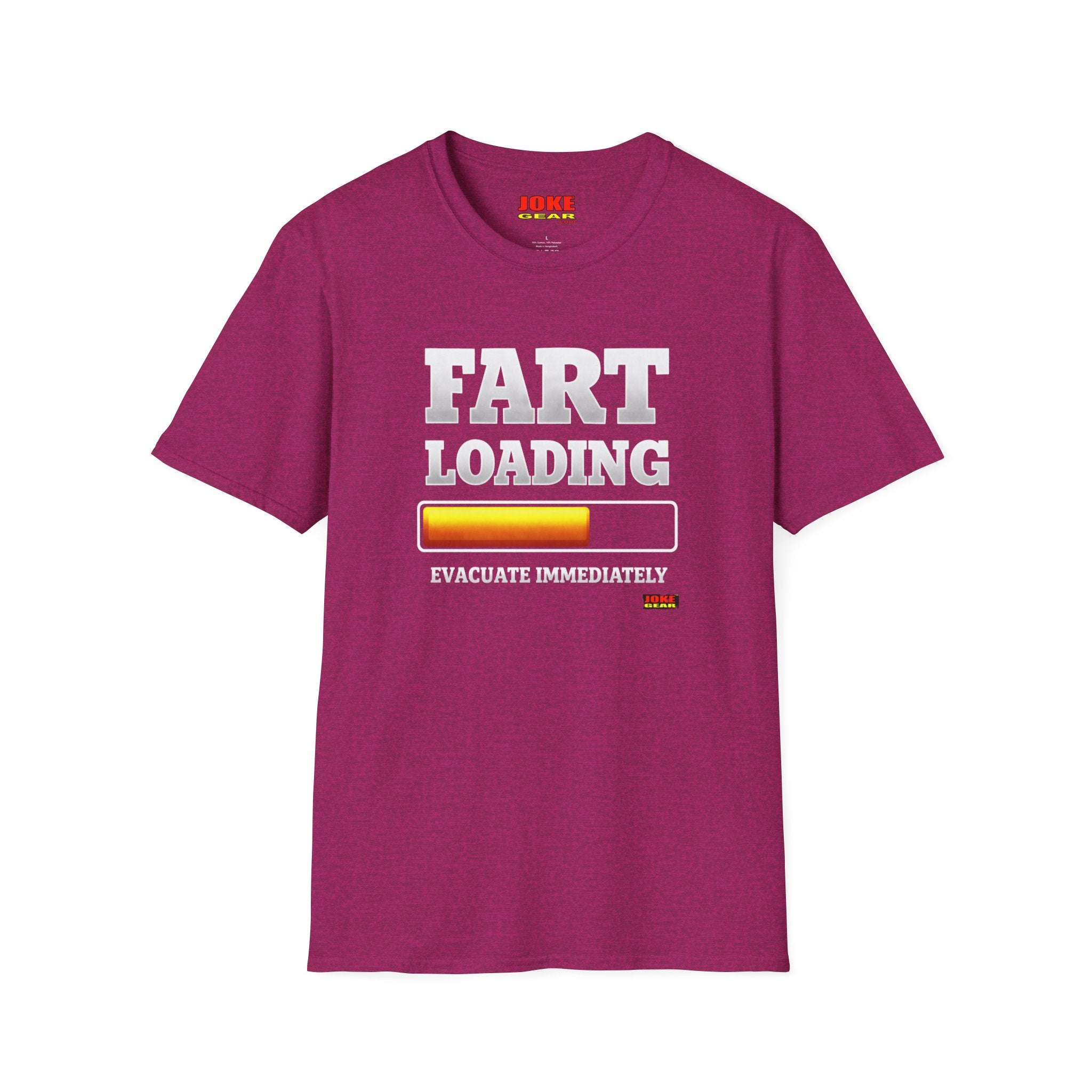 Fart Loading "Evacuate Immediately" T-Shirt – Funny Party Gag Tee