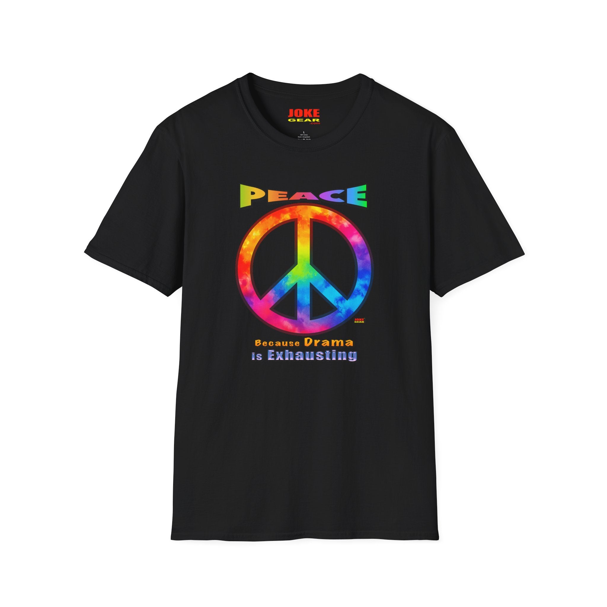 Peace T-Shirt — "Peace" Hippie Graphic Tee