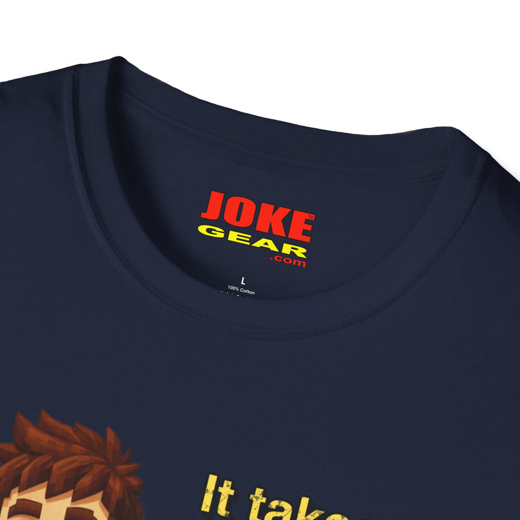 Funny Dad T-Shirt — “It Takes A Lot Of Courage For A Man To Admit His Wife Is Wrong”