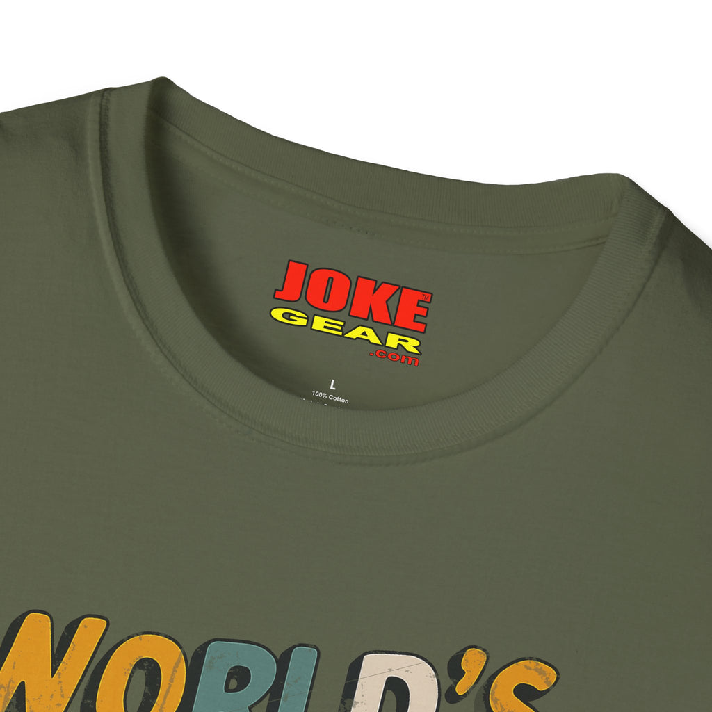 World's Greatest Dad T-Shirt — Running on Dad Jokes Vintage Graphic Tee