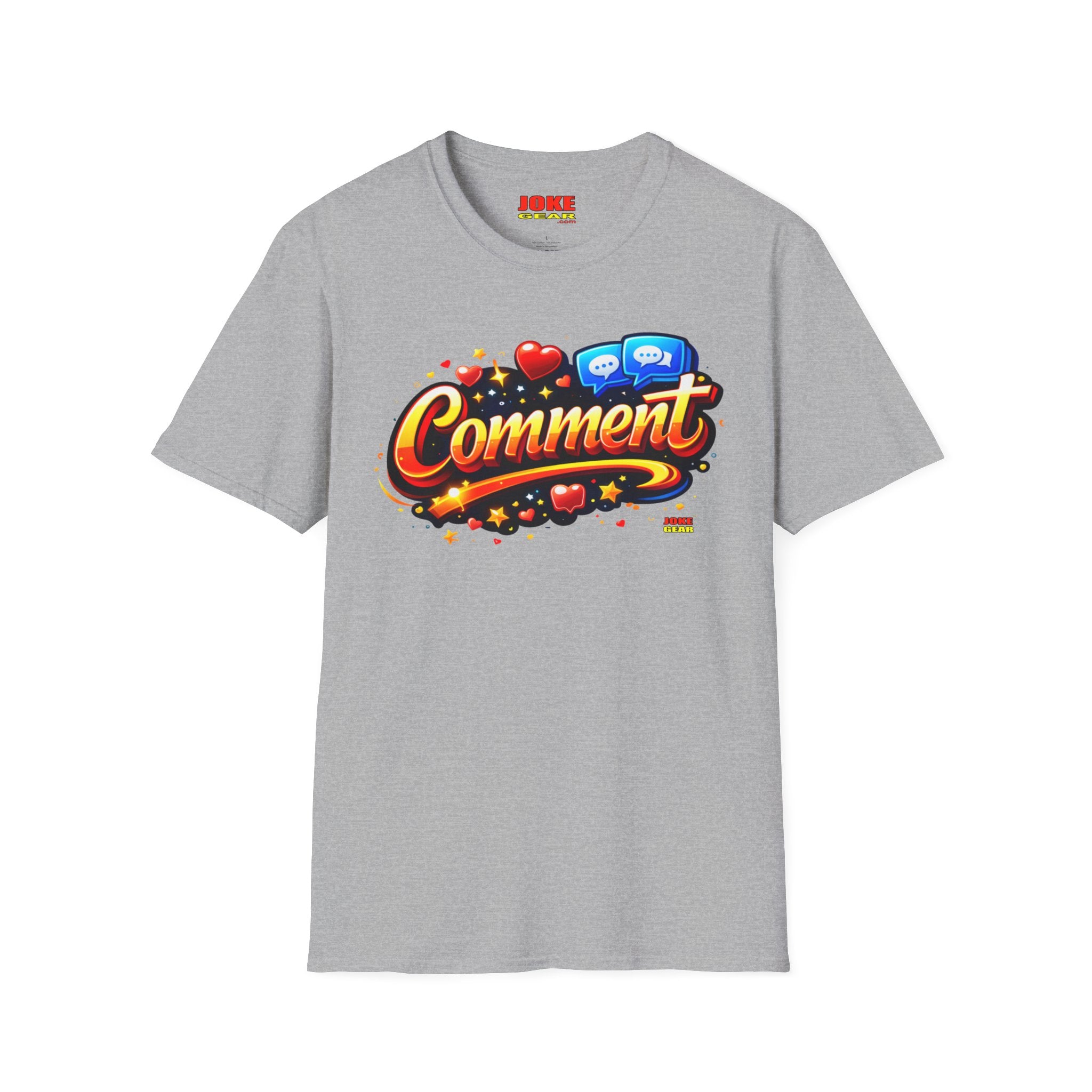 Comment Graphic T-Shirt — Retro Social Media Pop Art Tee