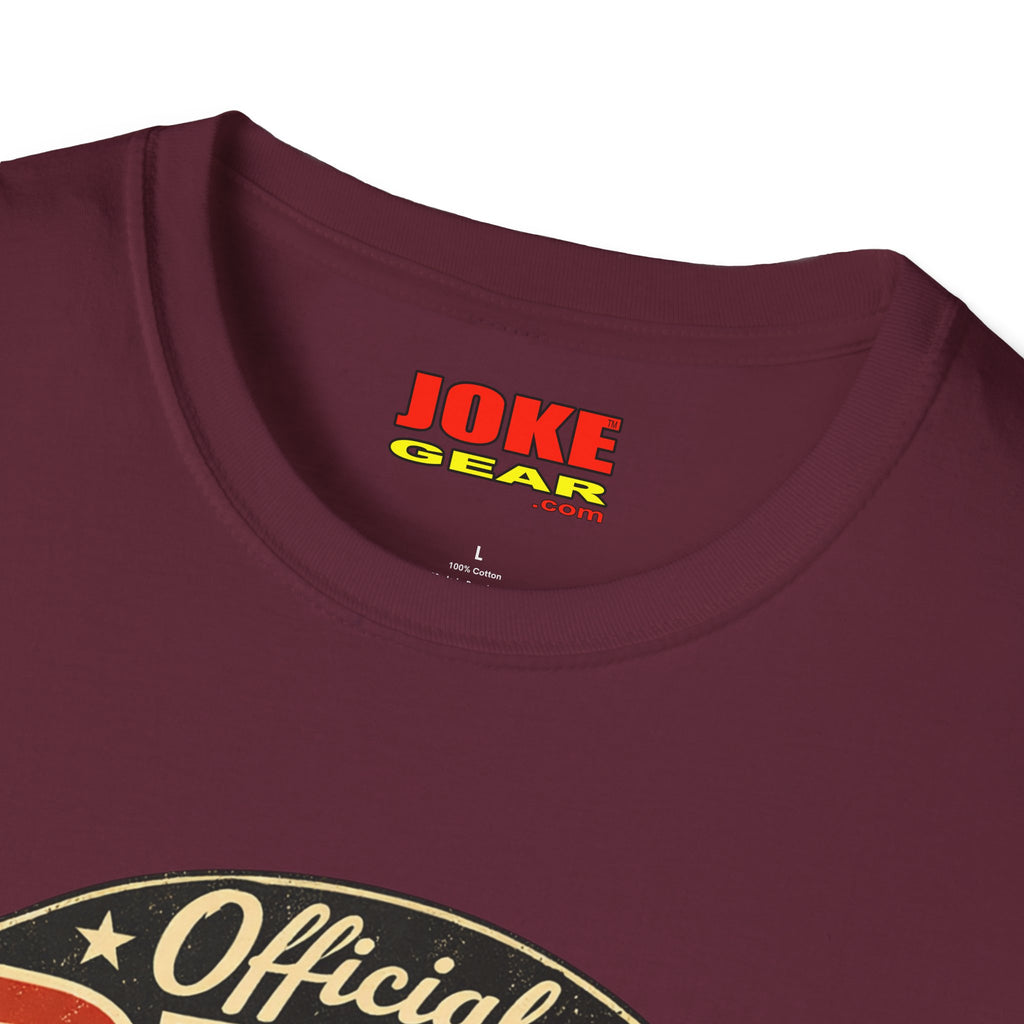 Official BUM Vintage Badge T-Shirt — "Brain. Unplugged. Momentarily." Retro Graphic Tee