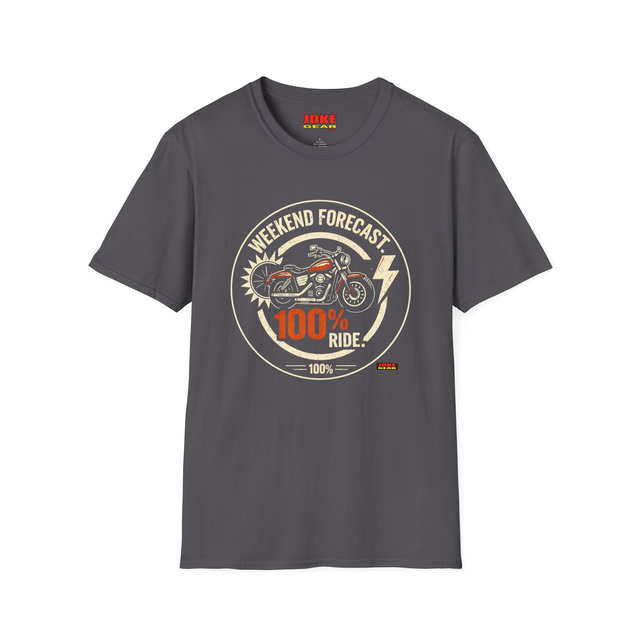 100% Weekend Vibes T-Shirt — Retro Sun Graphic Tee