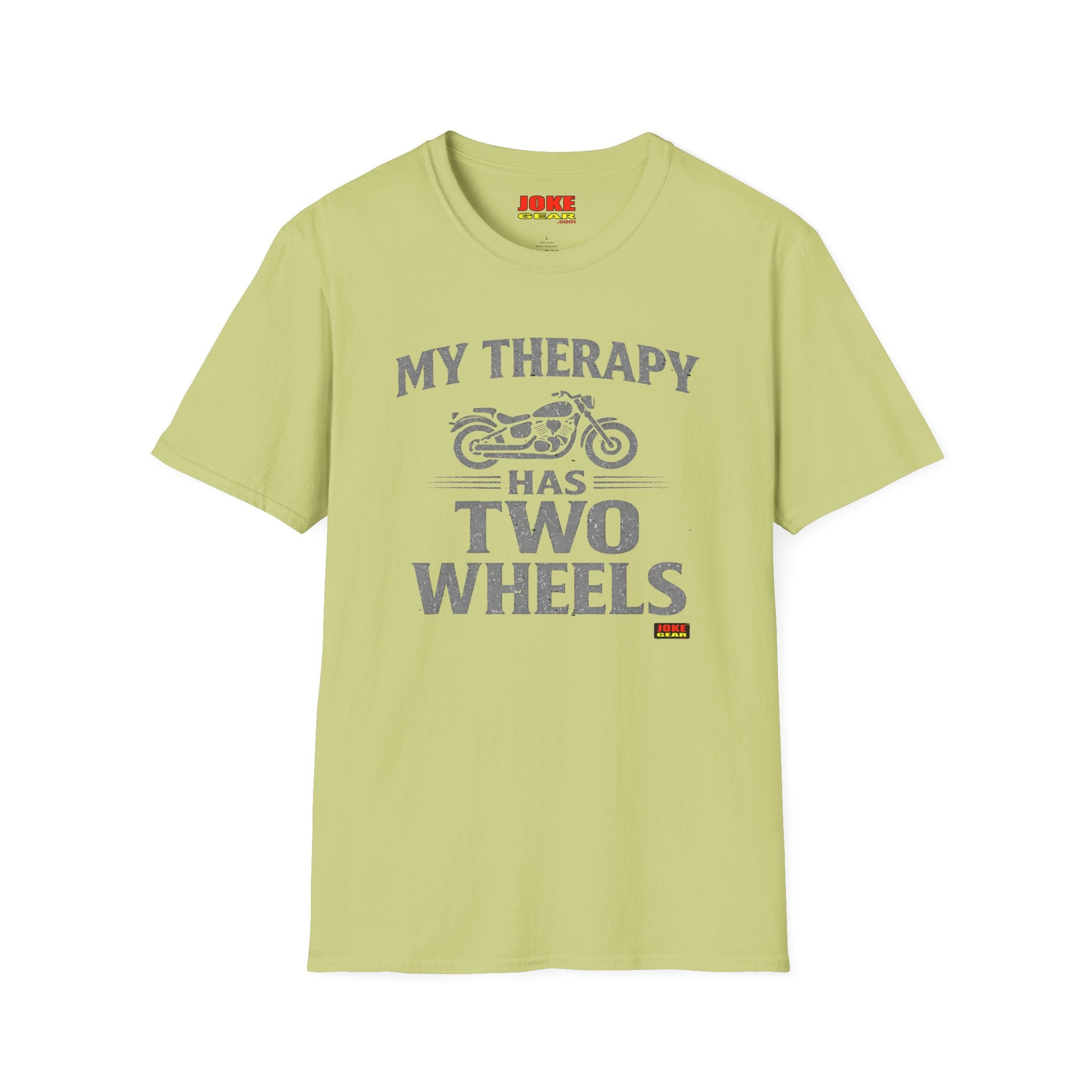 My Therapy Has Two Wheels Motorcycle T-Shirt – Biker Vintage Ride Tee